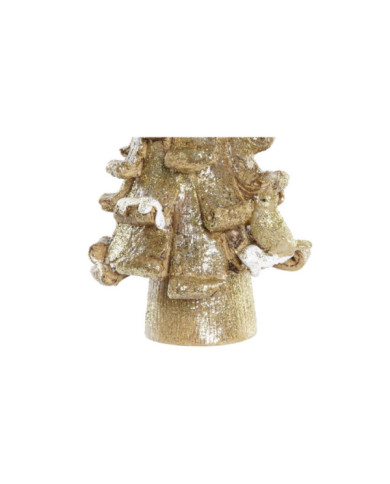 FIGURA RESINA 12,5X12,5X30 ARBOL DORADO