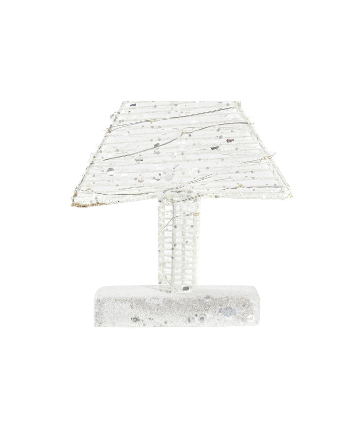DECORACION LUMINOSA METAL LED 18X6X50 BLANCO
