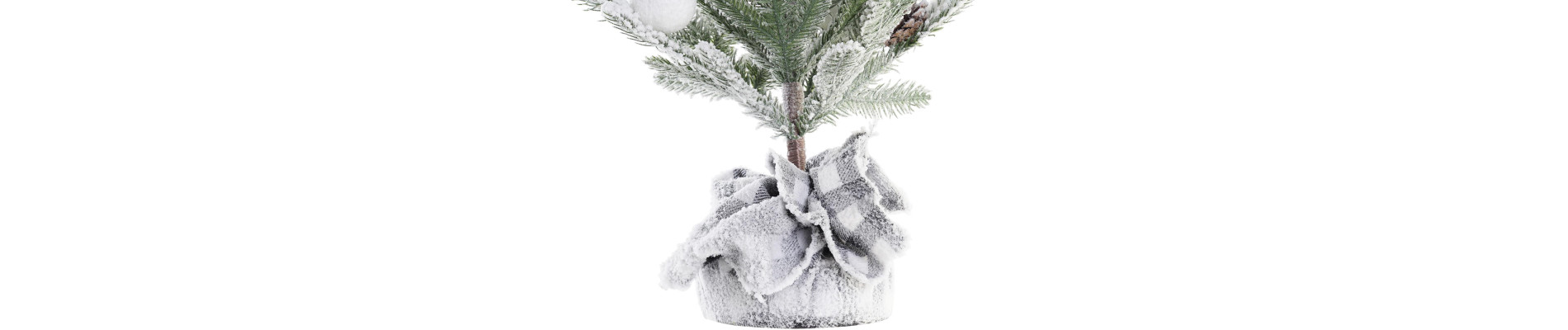 ARBOL PE 30X30X66 NEVADO VERDE