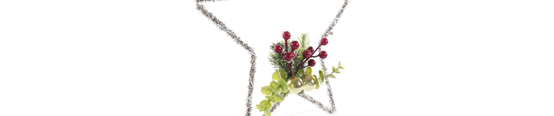 DECORACION LUMINOSA METAL LED 30X1X30 ESTRELLA