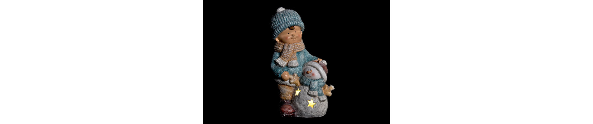 FIGURA MAGNESIA LED 26X19,5X42 AZUL