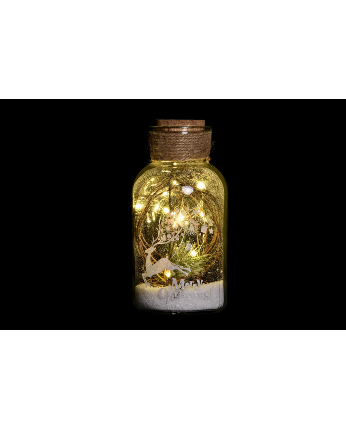 DECORACION LUMINOSA LED CRISTAL 10X10X22 2 SURT.