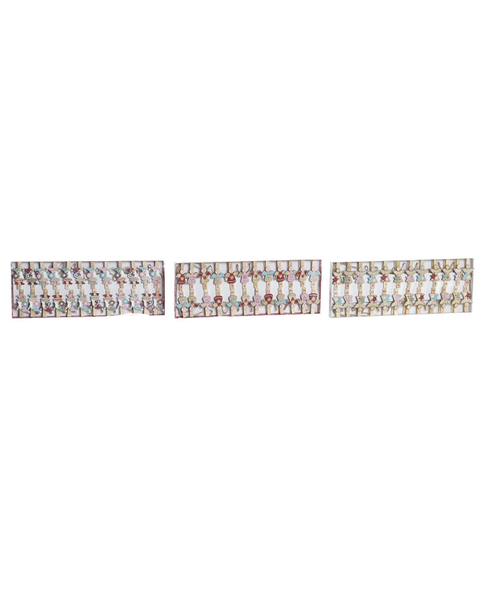 PINZA SET 24 MADERA 40X15X2 ANGEL 3 SURT.