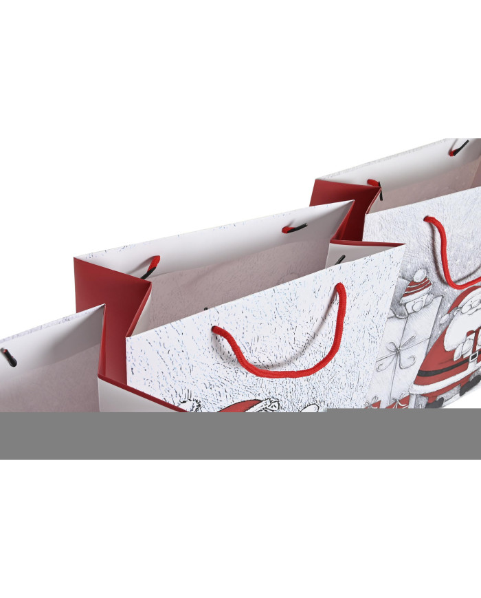 BOLSA PAPEL 18X10X23 160GR, PAPA NOEL 3 SURT.