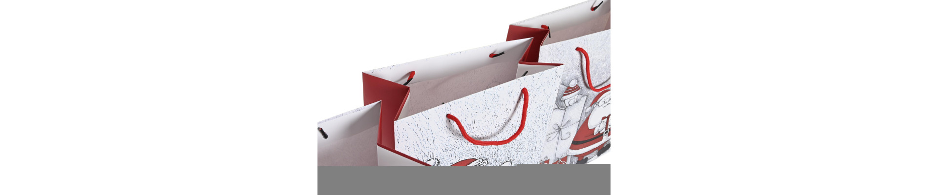 BOLSA PAPEL 18X10X23 160GR, PAPA NOEL 3 SURT.