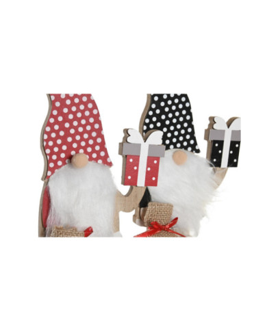 FIGURA MADERA POLIESTER 20X5X30 SANTA 2 SURT.