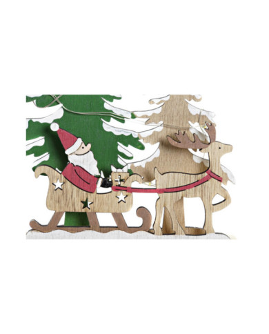DECORACION LUMINOSA MADERA 14X5X18 BOSQUE 2 SURT.
