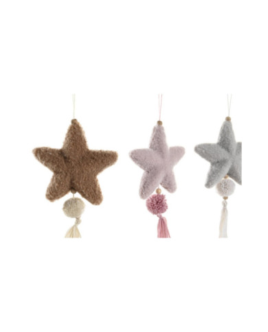 DECORACION COLGANTE POLIESTER 14X4X26 EST 3 SURT.