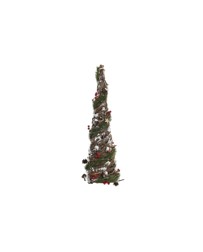 ARBOL MADERA LED 23X23X63 VERDE