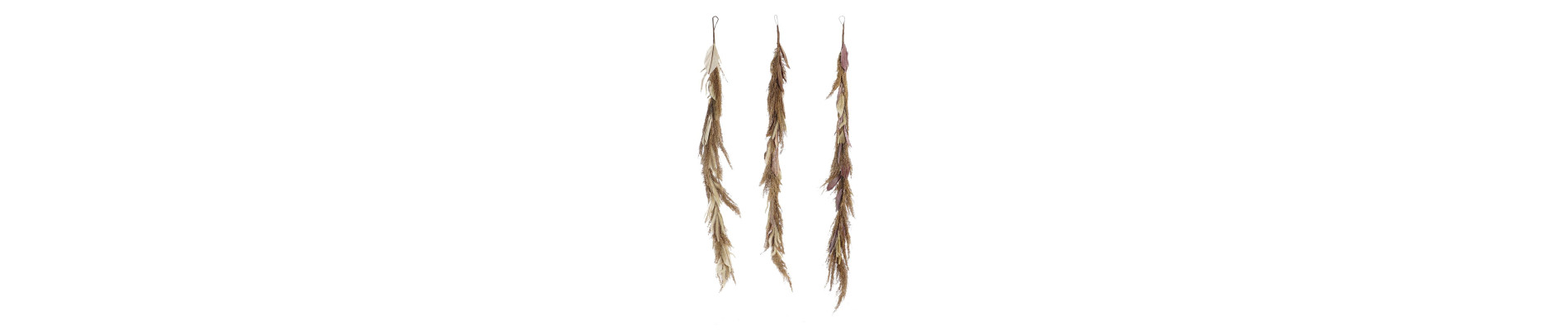 GUIRNALDA FLOR SECA 6X6X125 NATURAL 3 SURT.