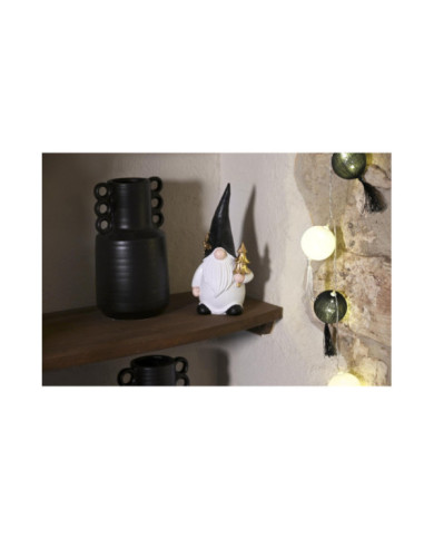 FIGURA RESINA 11,5X9X24 GNOMO NEGRO