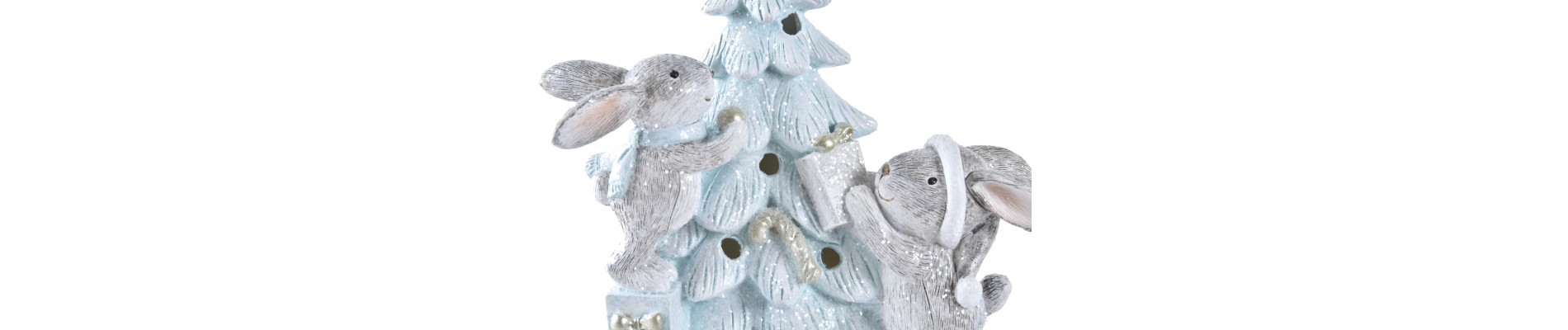 FIGURA RESINA LED 13,5X8X16 ARBOL 2 SURT.