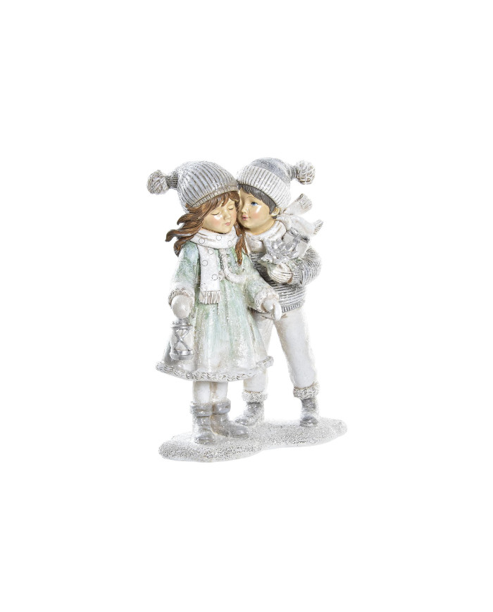 FIGURA RESINA 13,5X7,5X18,5 NIÑOS GRIS