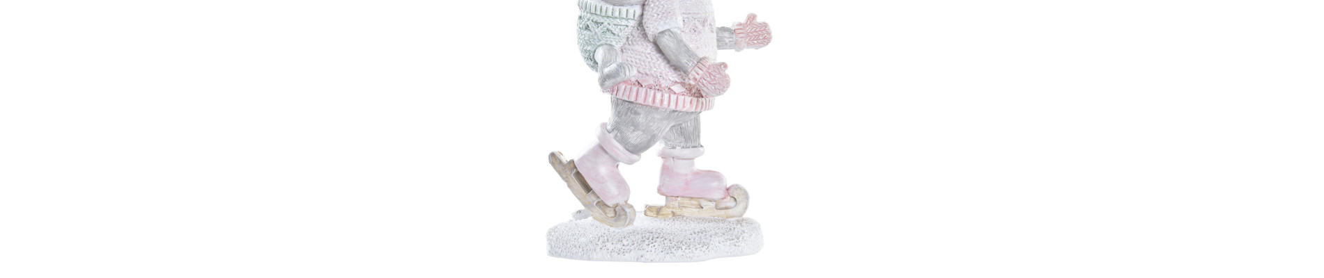 FIGURA RESINA 7X5X11 RATON ROSA