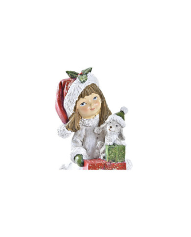 FIGURA RESINA 6,5X6,5X12 NIÑAS 2 SURT.