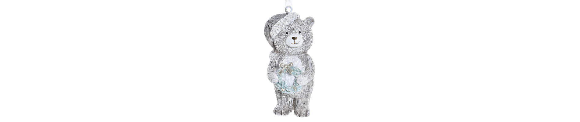 DECORACION COLGANTE RESINA 4X3X7 OSO 4 SURT.