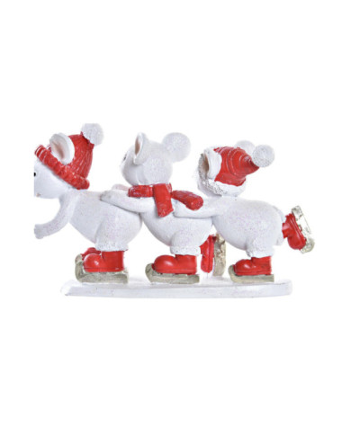 FIGURA RESINA 12,5X4X7,5 RATON BLANCO