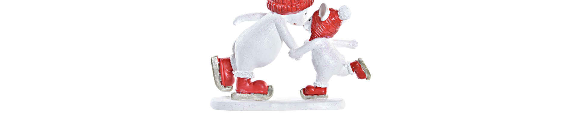 FIGURA RESINA 9,5X3,5X9 RATON BLANCO
