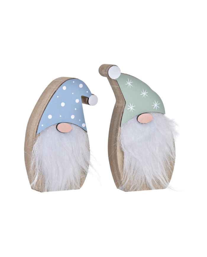FIGURA MDF POLIESTER 12X3X6,7 PAPA NOEL 2 SURT.