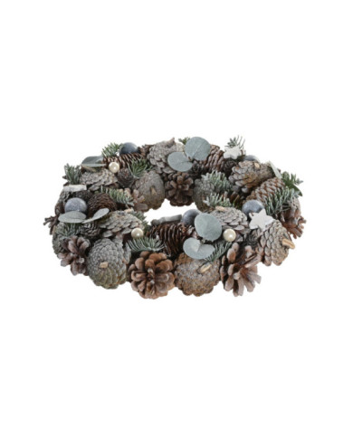 CORONA PIÑAS NATURAL 34X34X8 DECAPE NATURAL