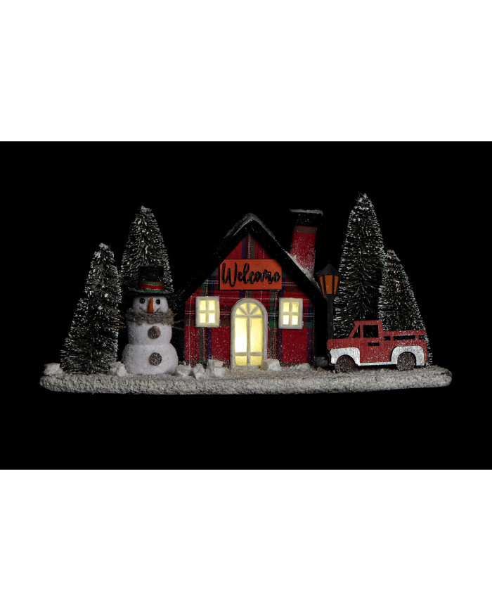 DECORACION LUMINOSA LED POREXPAN 38X15X21 CASA