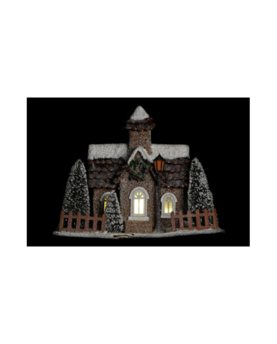 DECORACION LUMINOSA LED POREXPAN 38X22X29 CASA