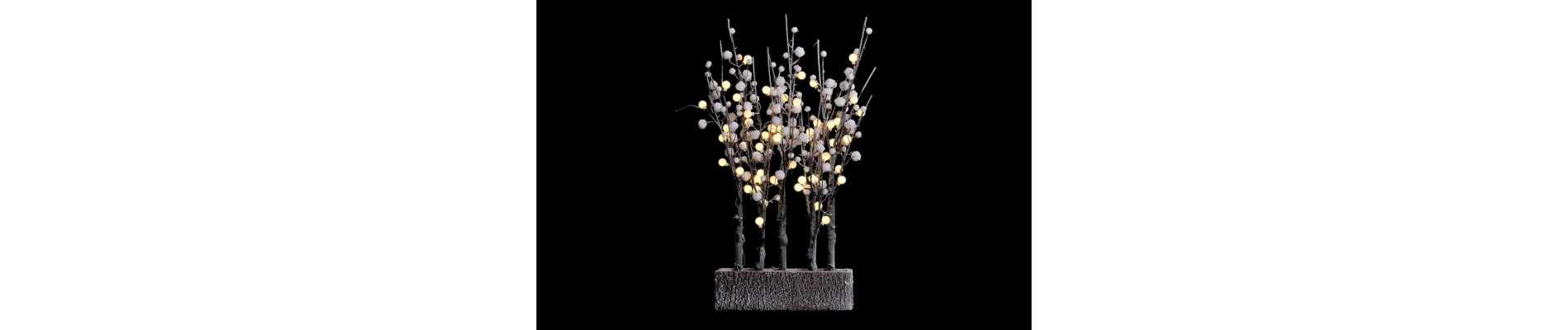 ARBOL PVC LED 33X10X70 MARRON