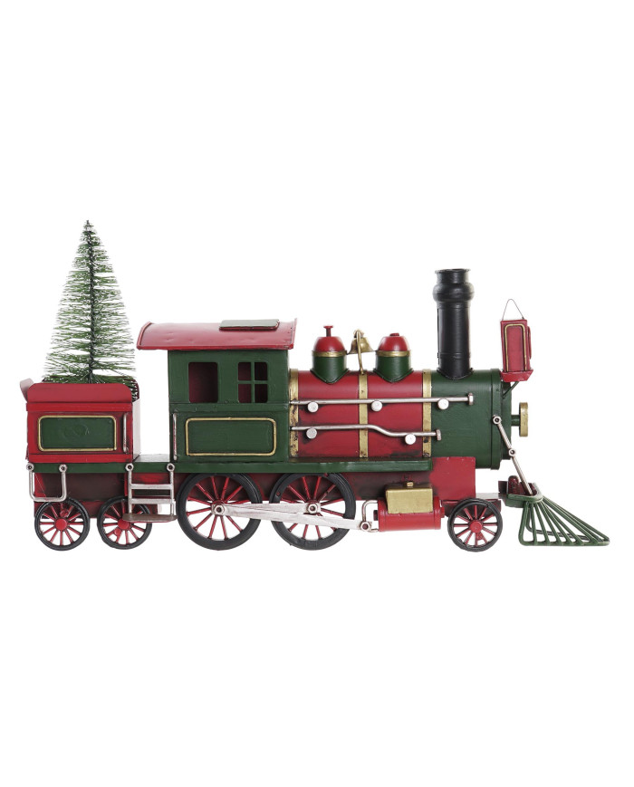 DECORACION PARED METAL 44,5X6,5X26 TREN VERDE
