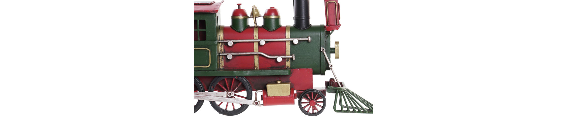 DECORACION PARED METAL 44,5X6,5X26 TREN VERDE