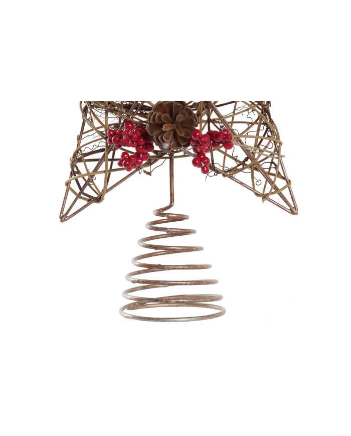 ESTRELLA RATAN 25X5X30 ARBOL NEVADO NATURAL