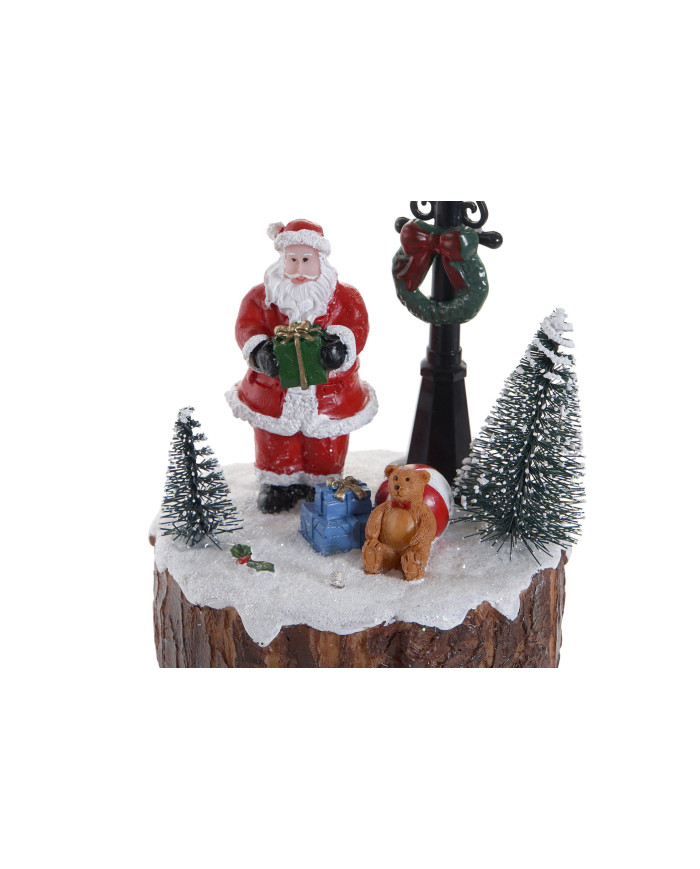FIGURA LED RESINA 9X9X13 MUÑECO NIEVE/CORO 2 SURT.