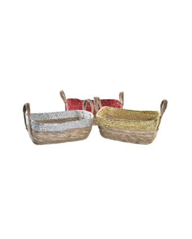 CESTA FIBRA SEAGRASS 32X22X12 3 SURT.