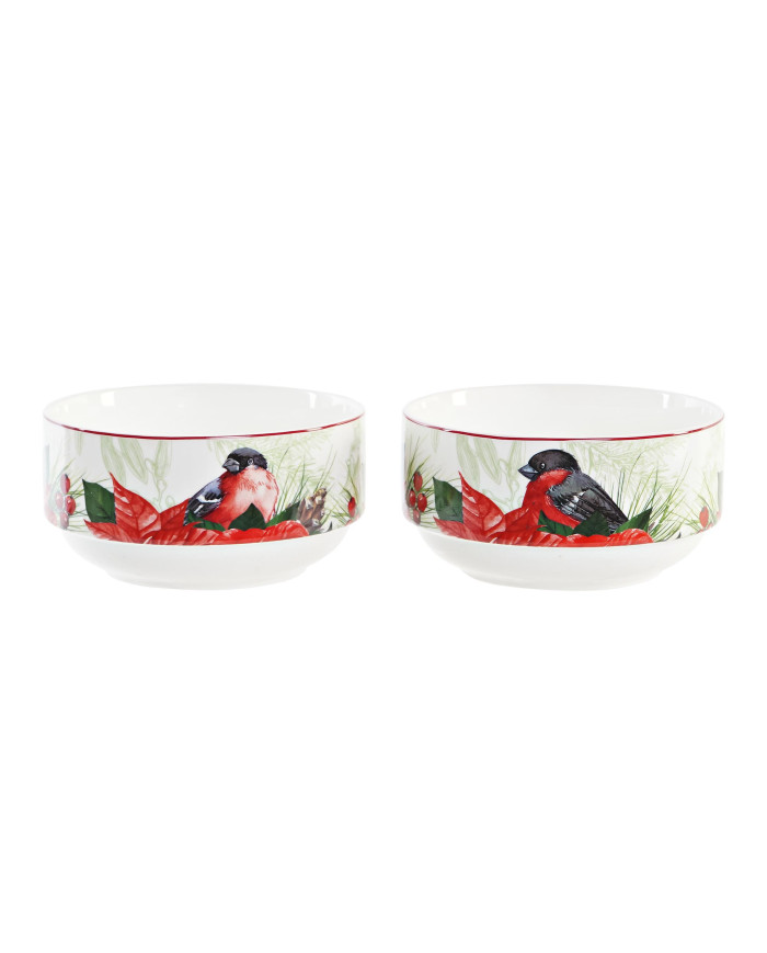 BOL PORCELANA 13,5X13,5X7 400ML, 2 SURT.
