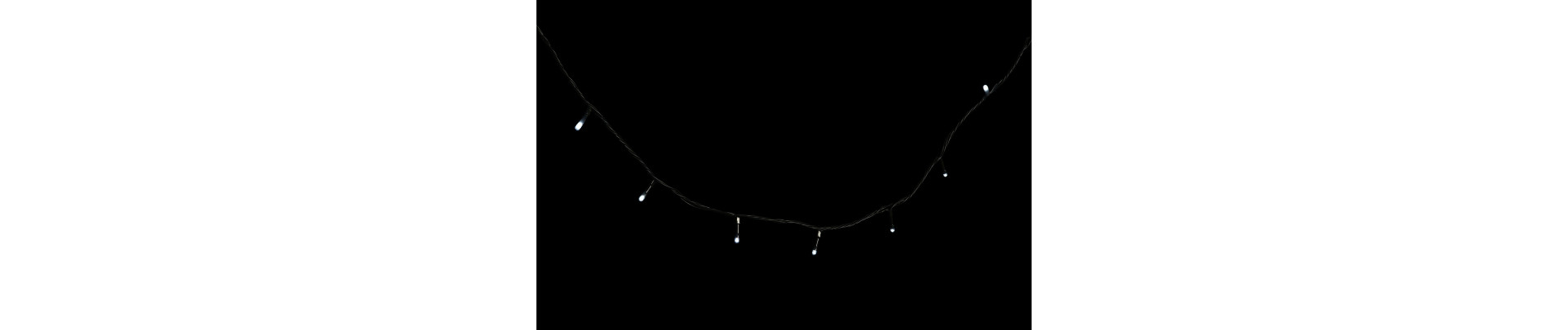 LUCES LED PVC 3000X3X3 300L, 5MM IP44 BLANCO