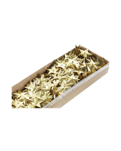 DECORACION PVC 29GR. ESTRELLAS DORADO