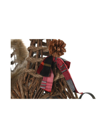 TRINEO MIMBRE METAL 63X20X52 RENOS MARRON