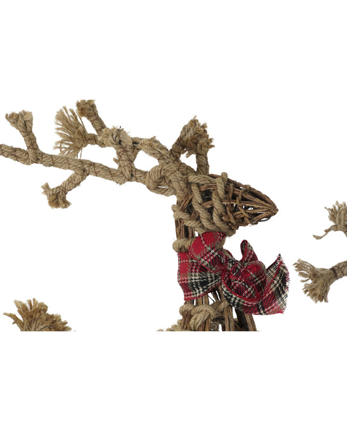 RENO SET 3 METAL MIMBRE 54X29X33 TRINEO MARRON
