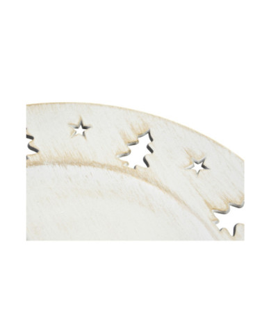 CENTRO MESA PP 33X33X2 ARBOLES DECAPE BLANCO