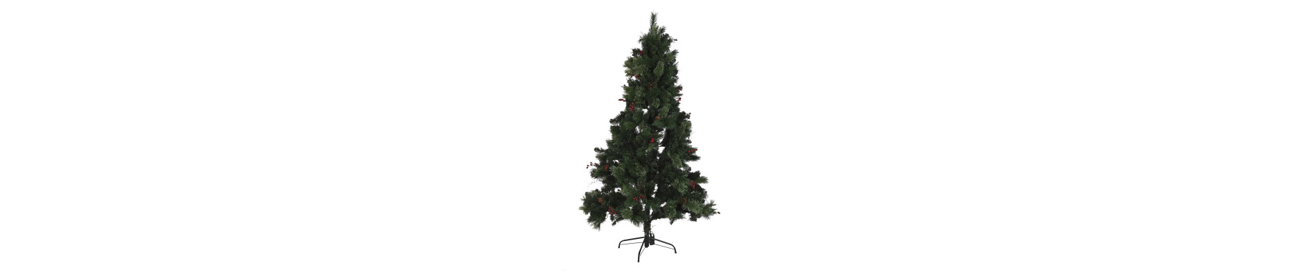 ARBOL LED PVC 120X120X195 350 LEDS VERDE