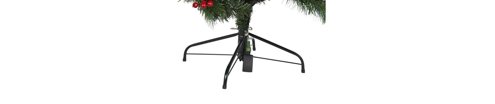 ARBOL LED PVC 120X120X195 350 LEDS VERDE