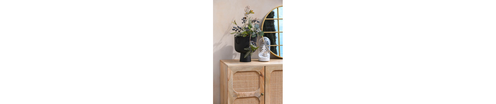 RAMA PVC METAL 26X8X72 FRUTOS NATURAL