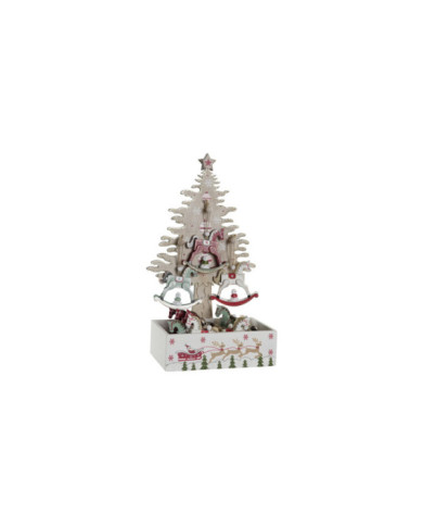 DECORACION COLGANTE MADERA 17,5X12X32 CABALLO 3 SU