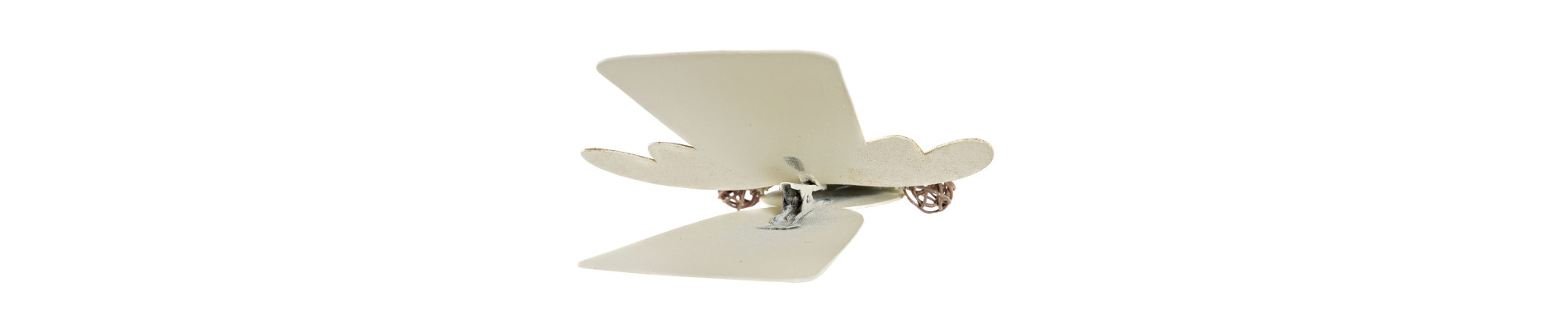 DECORACION METAL 10X3X12,5 CLIP DORADO