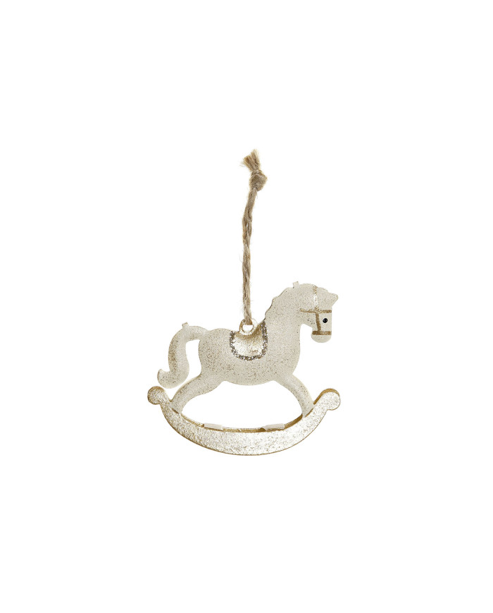 DECORACION COLGANTE SET 6 METAL 6,5X1X5,5 CABALLO