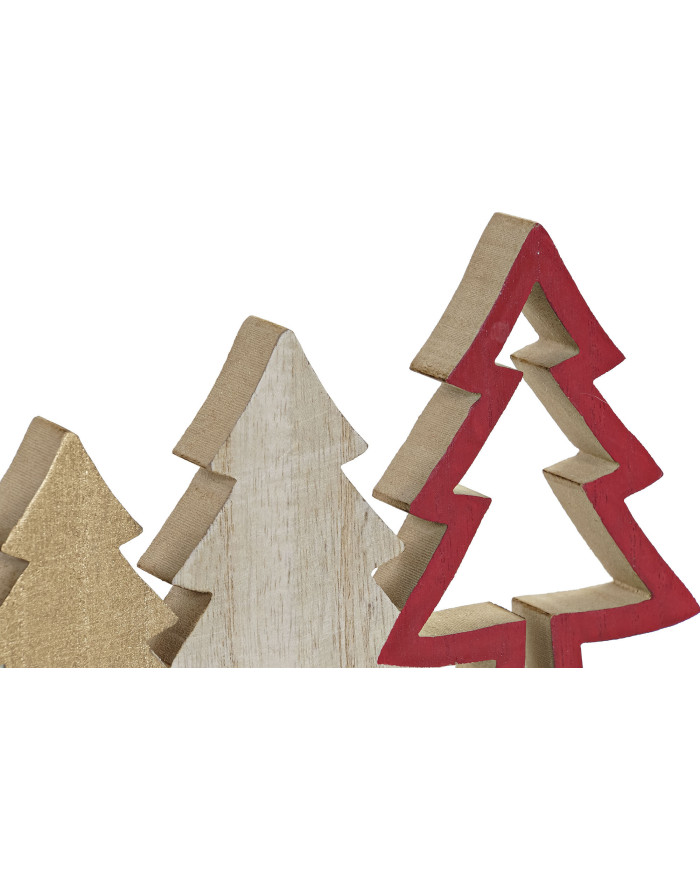 DECORACION MADERA 40X1,8X14 ARBOL ROJO