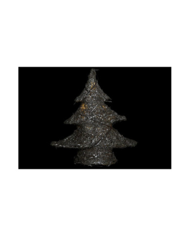 ARBOL RATAN LED 37X10X41 PURPURINA MARRON