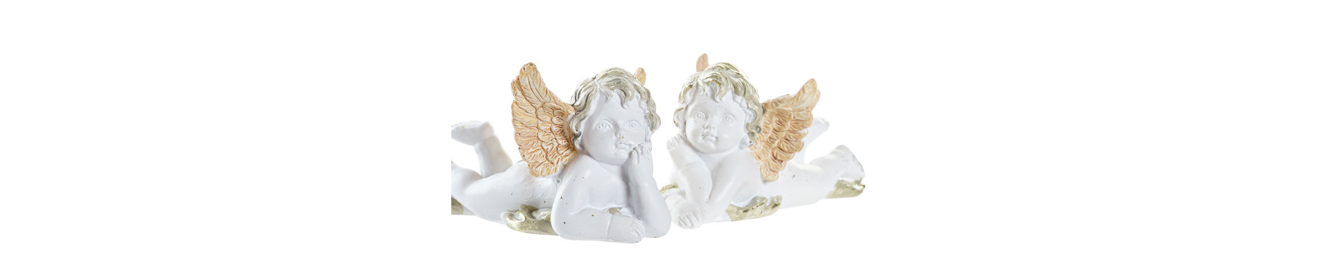 FIGURA RESINA 12,5X9,5X6 ANGEL DORADO 2 SURT.