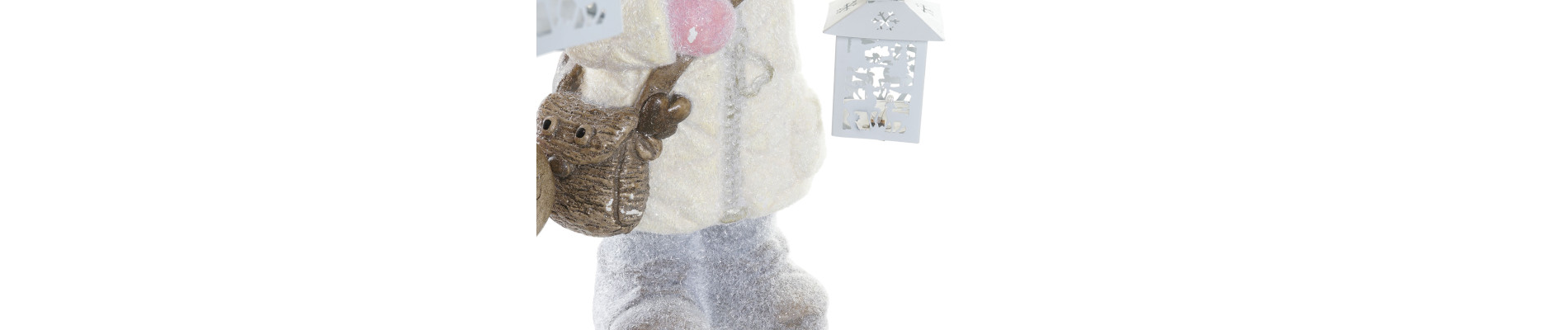 FIGURA FIBRA VIDRIO LED 27X17X44 NIÑOS 2 SURT.