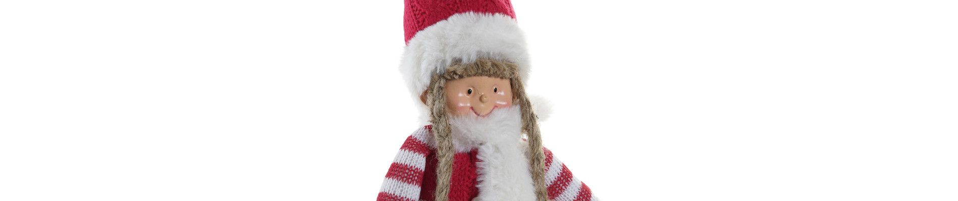 FIGURA RESINA POLIESTER 18X15X55 ANGEL ROJO