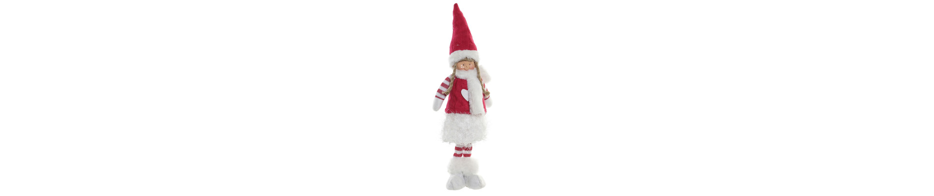 FIGURA RESINA POLIESTER 18X15X55 ANGEL ROJO